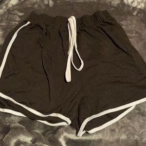 Large black shorts